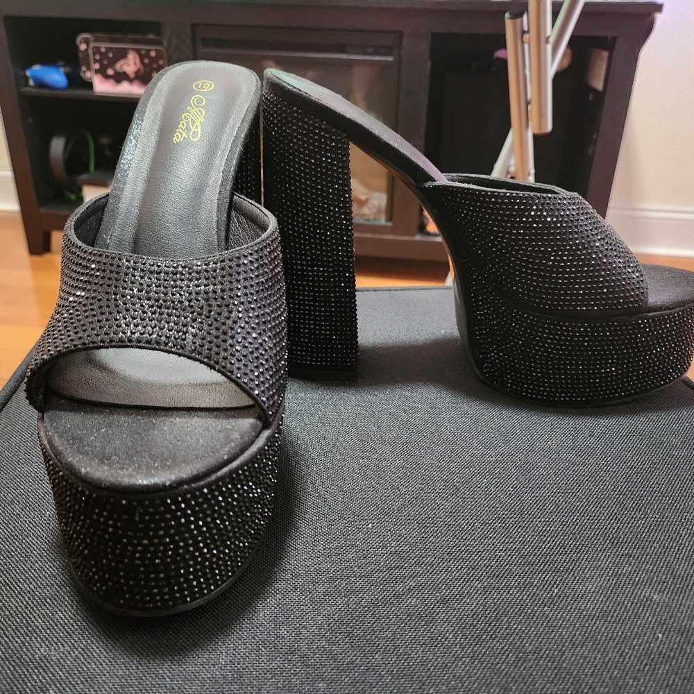 Glittery Mules - image 1